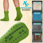 RICK AND MORTY Fluffy Socks for Men Teenagers Soft and Warm Slipper Socks with Non Slip Grip Pads One Size Mens Gifts - Get Trend