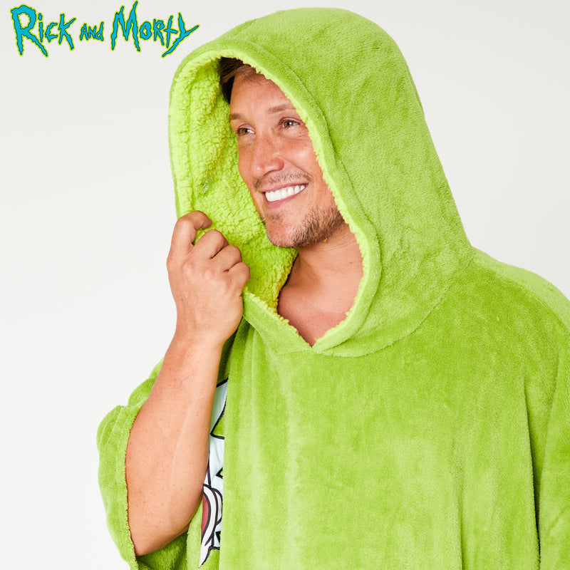 RICK AND MORTY Hoodie Blanket for Men - Get Trend