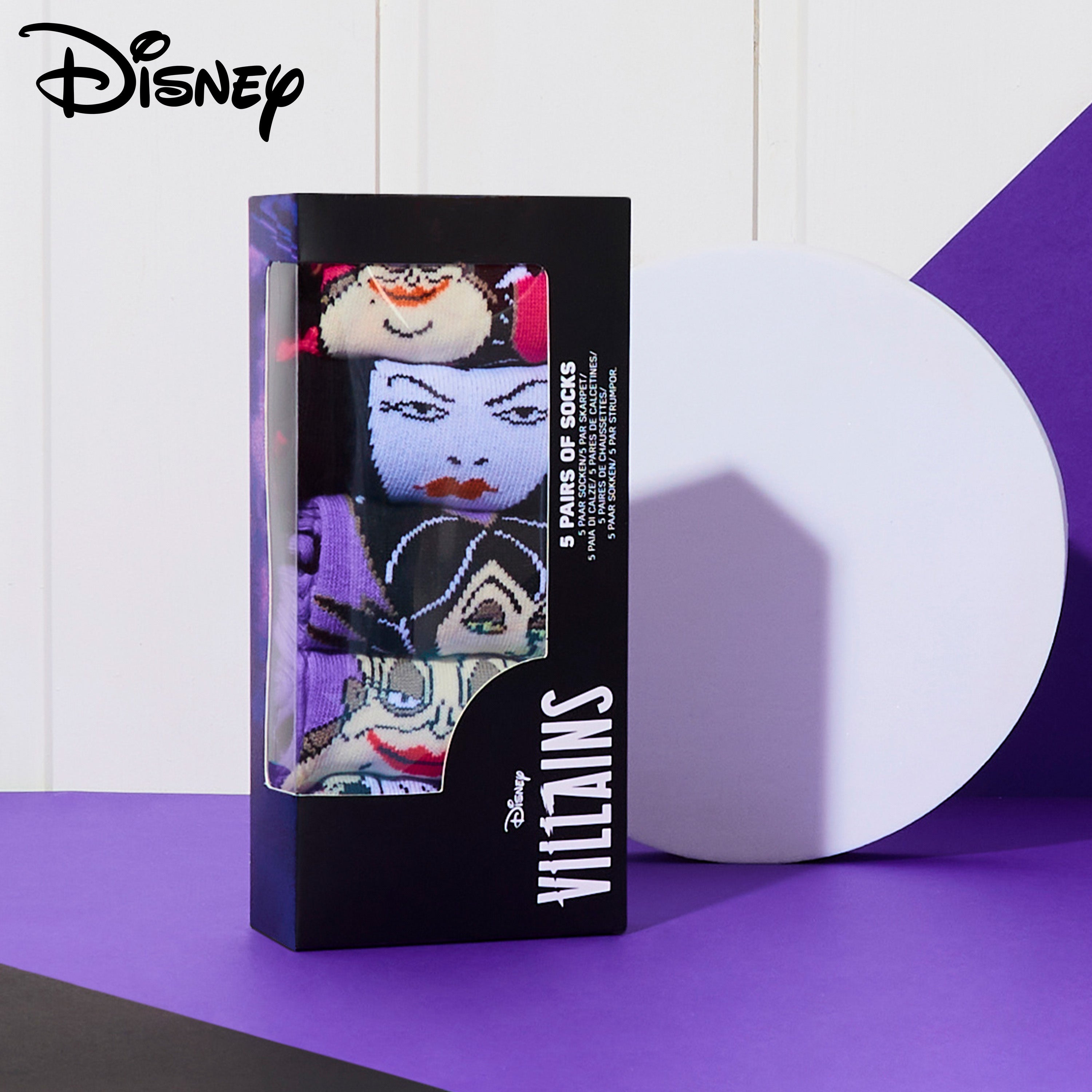 Disney Womens Ankle Socks, Soft and Breathable Socks Pack of 5 - Gifts for Her - Get Trend