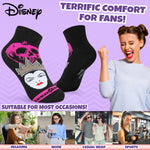 Disney Womens Ankle Socks, Soft and Breathable Socks Pack of 5 - Gifts for Her - Get Trend