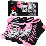 Disney Womens Ankle Socks, Soft and Breathable Socks Pack of 5 - Gifts for Her - Get Trend