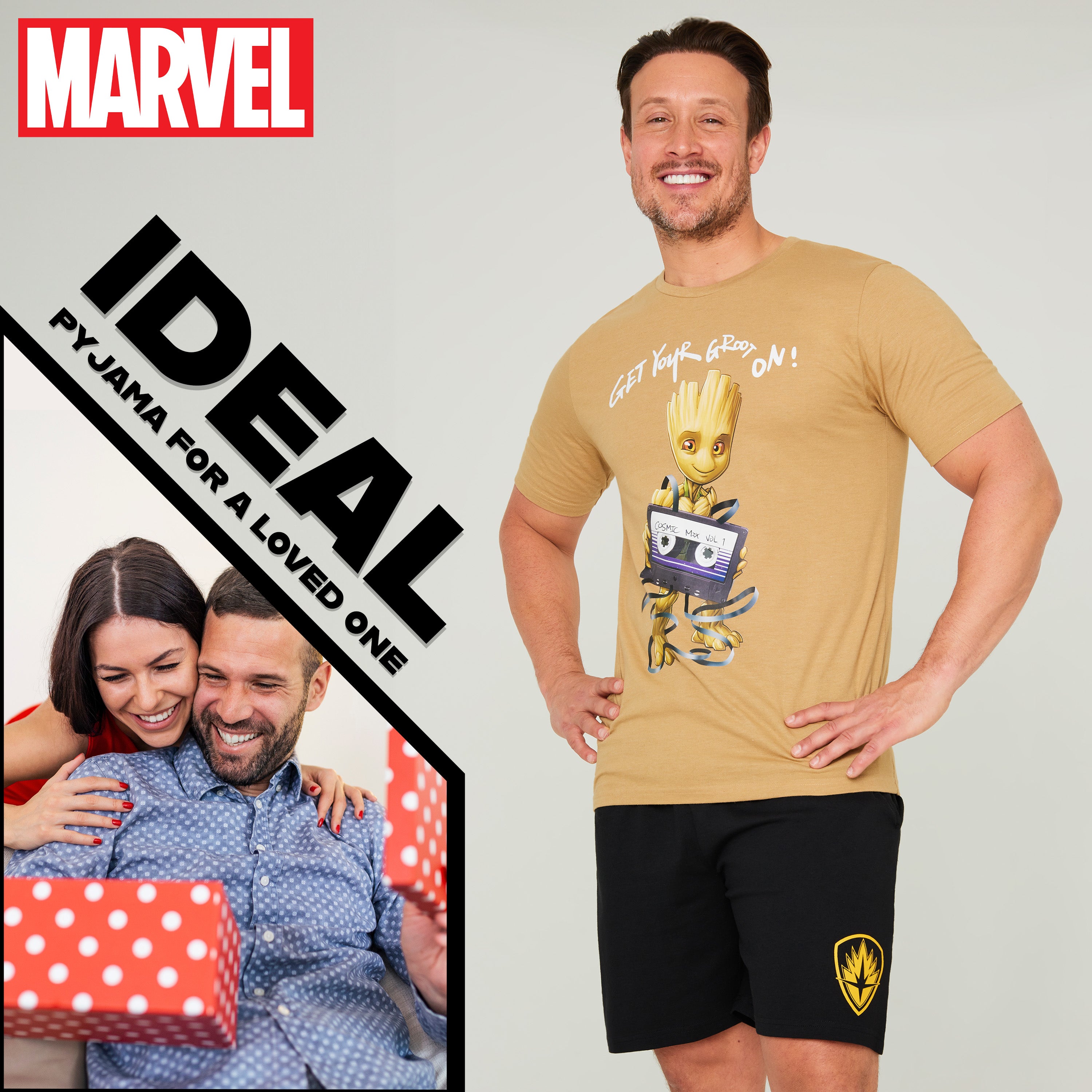 Marvel Mens Short Pyjamas Set - Get Trend