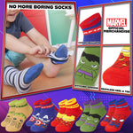 Marvel Boys Ankle Socks, Soft and Breathable Socks Pack of 5 - Boys Gifts - Get Trend