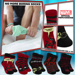 Marvel Mens Ankle Socks, Soft and Breathable Socks Pack of 5 - Gifts for Him - Get Trend