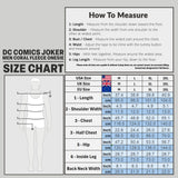 DC Comics Joker Mens Fleece Onesie with Hood, Fleece Loungewear - Funny Gifts for Him - Get Trend