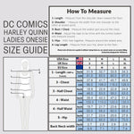 DC Comics Harley Quinn Womens Fleece Onesie with Hood, Fleece Loungewear - Get Trend