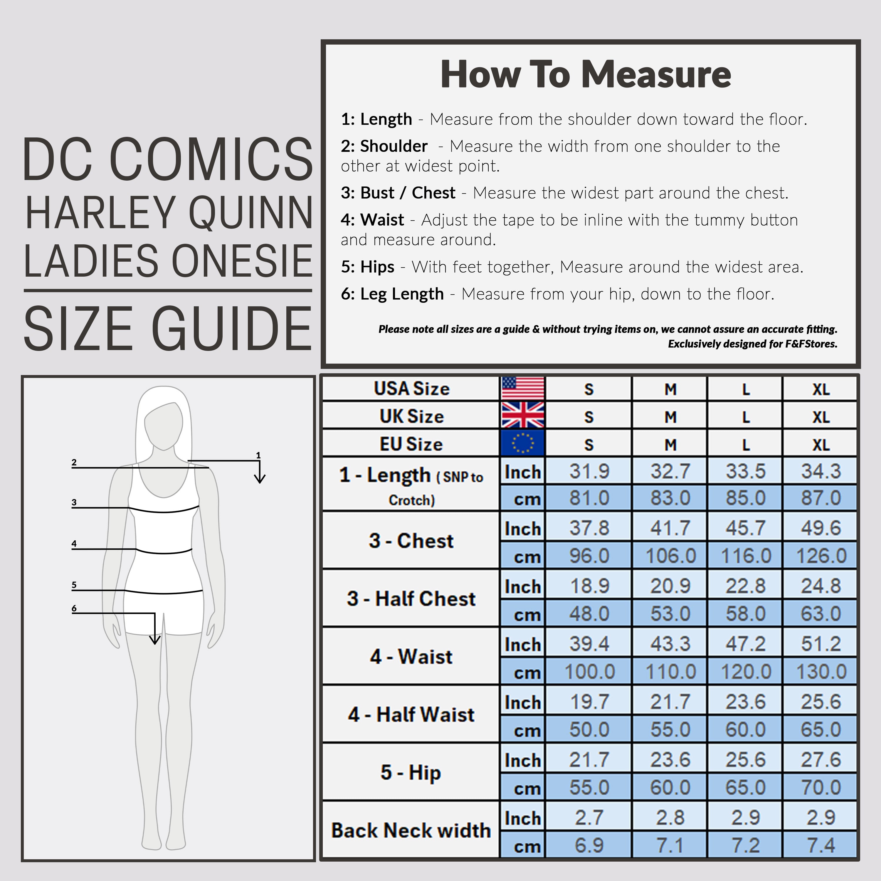 DC Comics Harley Quinn Womens Fleece Onesie with Hood, Fleece Loungewear - Get Trend