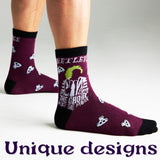 BEETLEJUICE Men's Novelty Calf Length Socks, Pack of 5 Funny Socks - Gifts for Him - Get Trend