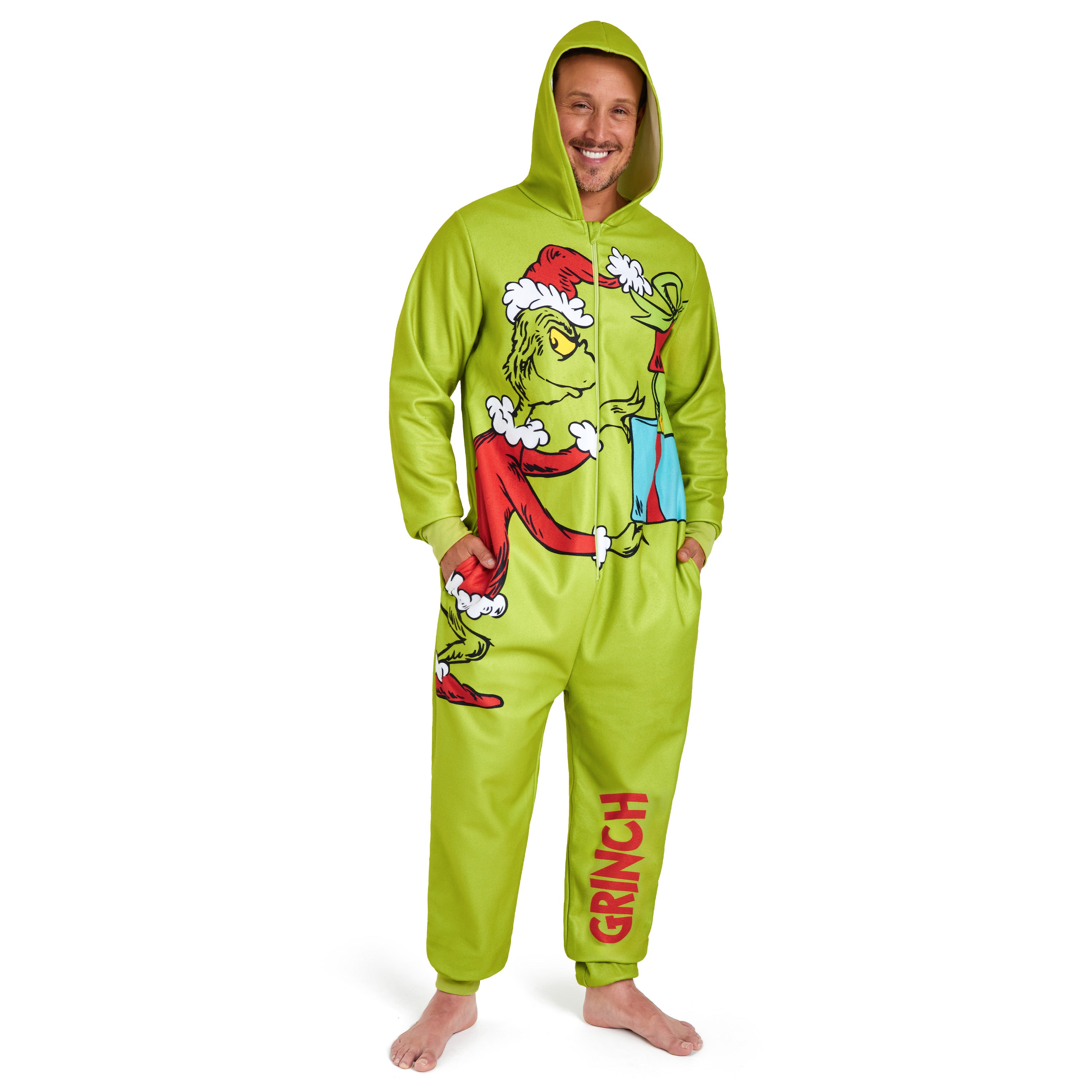 Grinch Onesie Pajamas Kohls Mens Onesie Dr Seuss Pajama Top Mens