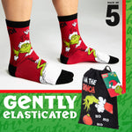 The Grinch Socks Men Multipack Calf Length Socks Teenagers Soft Breathable Funny Cute Christmas Gifts Secret Santa Stocking Stuffers - Get Trend