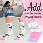 Hello Kitty Women's Novelty Calf Socks, Soft and Breathable Pack of 5 - Gifts for Her - Get Trend