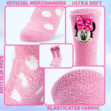Disney Womens Fluffy Slipper Socks, Non Slip Bed Socks - Gifts for Her - Get Trend