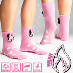 Disney Womens Fluffy Slipper Socks, Non Slip Bed Socks - Gifts for Her - Get Trend