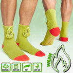 The Grinch Men's Fluffy Slipper Socks, Non-Slip - Gifts for Him - Get Trend