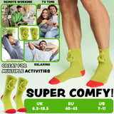 The Grinch Men's Fluffy Slipper Socks, Non-Slip - Gifts for Him - Get Trend