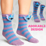 Disney Womens Fluffy Slipper Socks, Non Slip Bed Socks - Gifts for Her - Get Trend