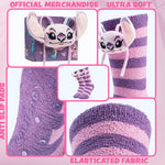 Disney Womens Fluffy Slipper Socks, Non Slip Bed Socks - Gifts for Her - Get Trend