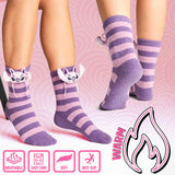 Disney Womens Fluffy Slipper Socks, Non Slip Bed Socks - Gifts for Her - Get Trend