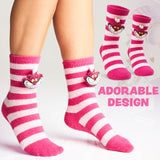 Disney Womens Fluffy Slipper Socks, Non Slip Bed Socks - Gifts for Her - Get Trend