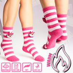 Disney Womens Fluffy Slipper Socks, Non Slip Bed Socks - Gifts for Her - Get Trend