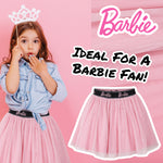 Barbie Girls Tutu Skirt, Mesh 2 Layers with Cotton Lining Skirt - Gifts for Girls - Get Trend