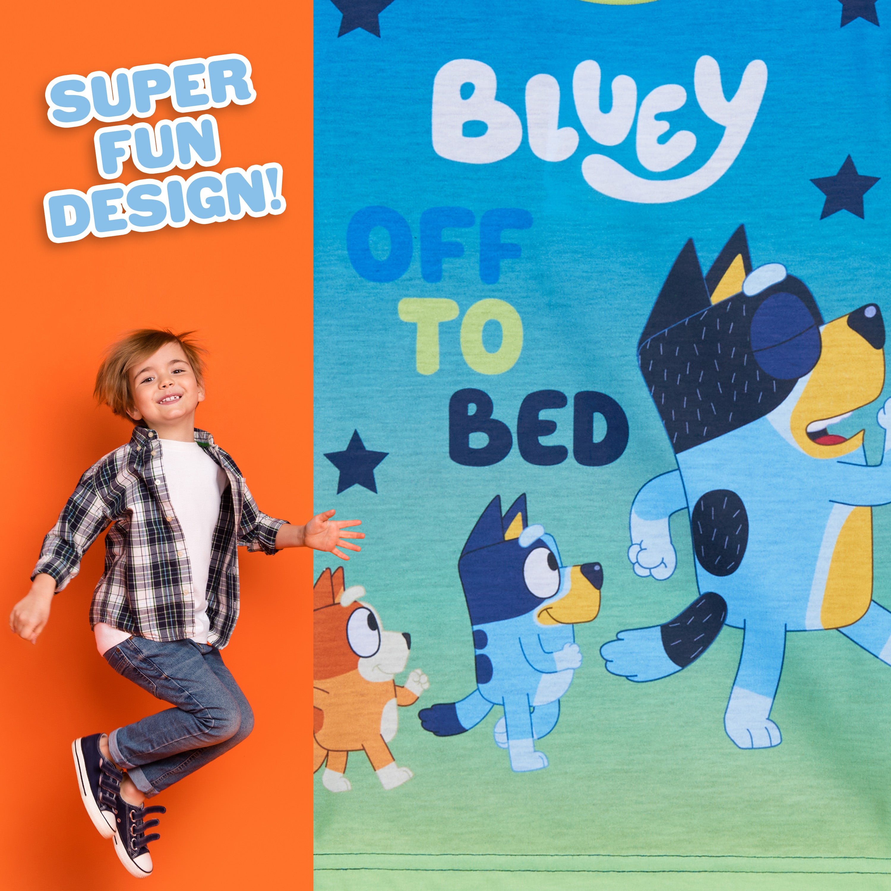 Bluey Boys Long Pyjama Set, Comfy Breathable Loungewear PJs - Gifts for Boys - Get Trend