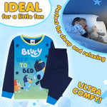 Bluey Boys Long Pyjama Set, Comfy Breathable Loungewear PJs - Gifts for Boys - Get Trend