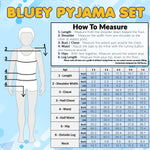 Bluey Boys Long Pyjama Set, Comfy Breathable Loungewear PJs - Gifts for Boys - Get Trend