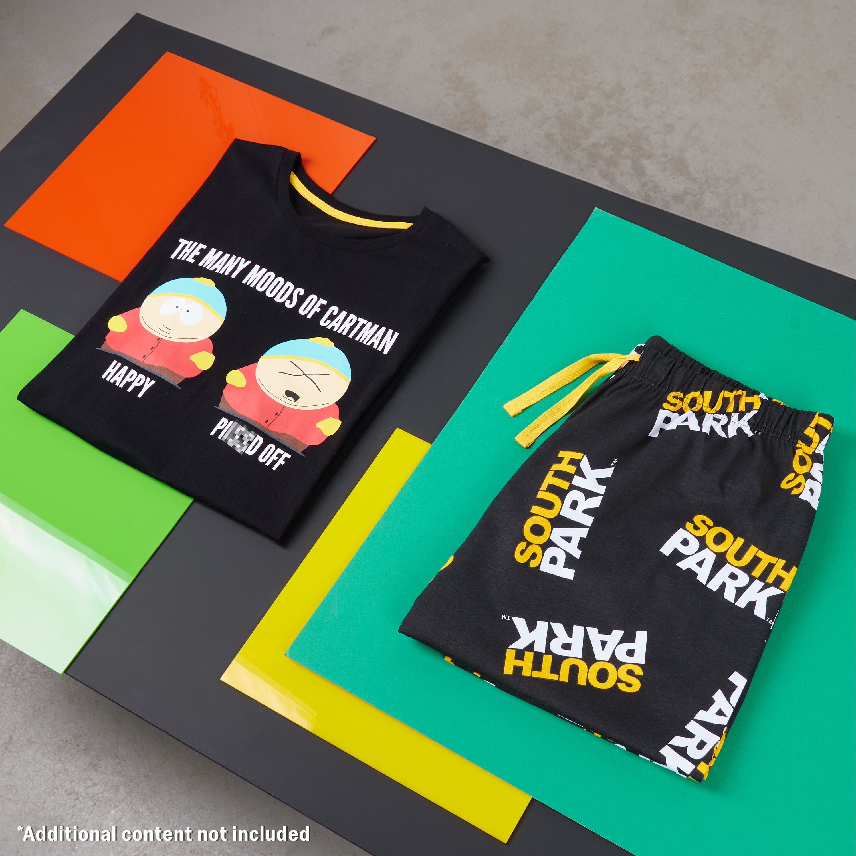 South Park Mens Pyjamas Set, Soft Breathable Loungewear - Funny Gifts for Him - Get Trend