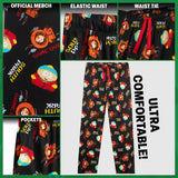 South Park Mens Pyjama Bottoms - Comfy PJs Loungewear Trousers - Funny Gifts for Him - Get Trend