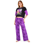 Disney Womens Long Pyjama Set, Cotton Breathable Loungewear - Gifts for Women - Get Trend