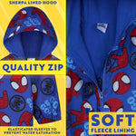 Marvel Spidey Puddle Suit Boys Toddlers Hooded Water Resistant Paddle Overalls - Get Trend