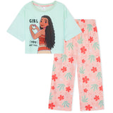 Disney Moana Girls Pyjamas Set for Kids Teenagers, Comfy Sleepwear Loungewear - Get Trend