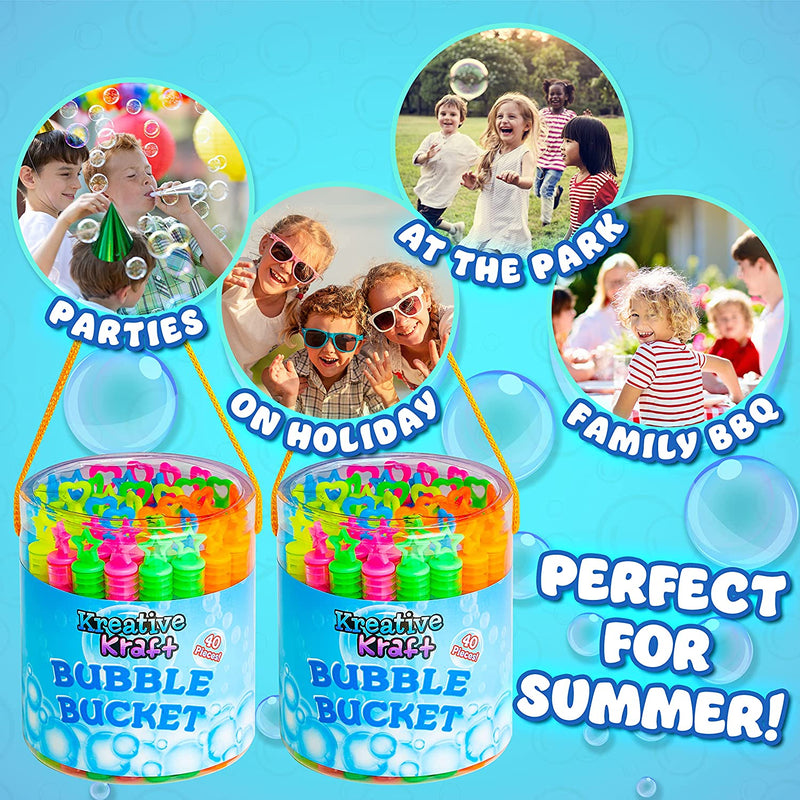 Kids Multipack Bubble Wands -80 Bubble Wands for Kids - Get Trend