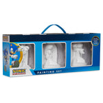 SONIC THE HEDGEHOG Paint Your Own Figures Set of 3 - DIY Crafts Art Set - Get Trend