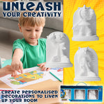 SONIC THE HEDGEHOG Paint Your Own Figures Set of 3 - DIY Crafts Art Set - Get Trend