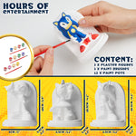 SONIC THE HEDGEHOG Paint Your Own Figures Set of 3 - DIY Crafts Art Set - Get Trend