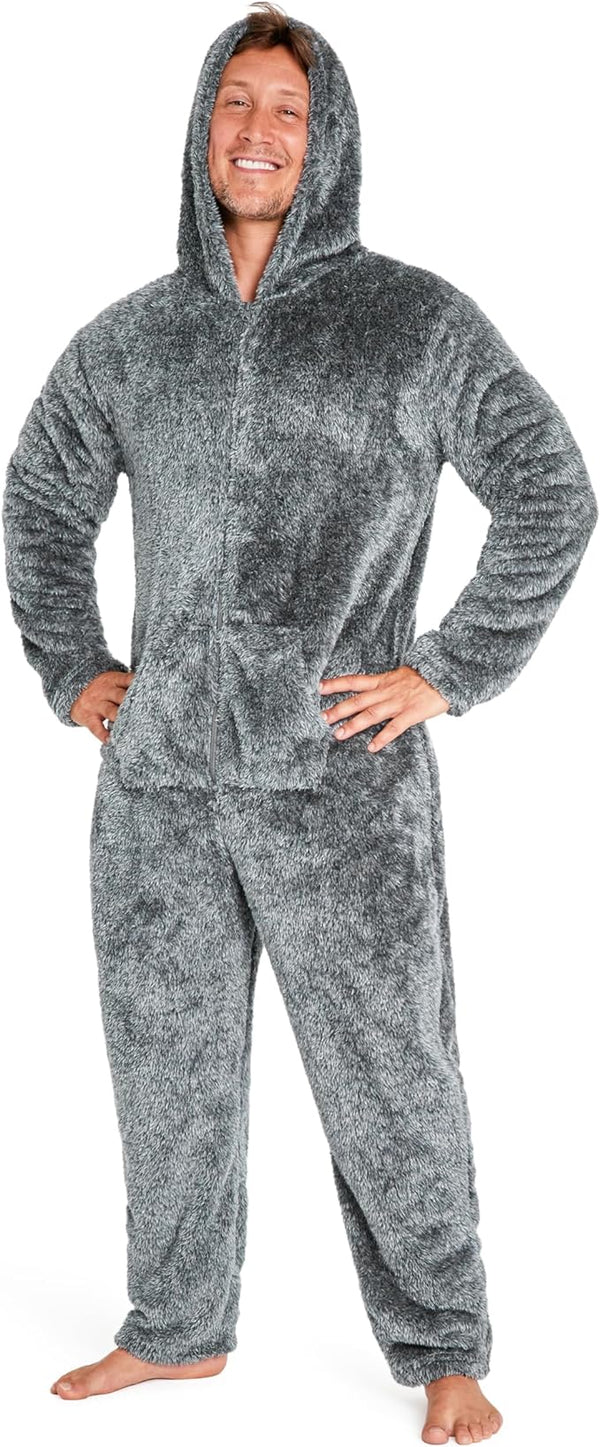 CityComfort Onesies for Men - Snuggle Fleece Pyjamas Men - Get Trend