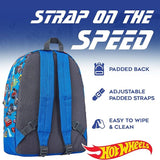 Hot Wheels School Bag, Official Kids Backpack with Cars Print, Large Blue Rucksack for School Sports Travel, Back to School Supplies for Children, Gifts for Boys Girls Teenagers - Get Trend