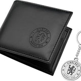 Chelsea F.C. Mens Wallet Bifold & Keyring Set, Football Accessories Gifts for Men