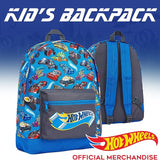 Hot Wheels School Bag, Official Kids Backpack with Cars Print, Large Blue Rucksack for School Sports Travel, Back to School Supplies for Children, Gifts for Boys Girls Teenagers - Get Trend