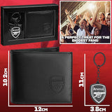 Arsenal F.C. Sports Fan Wallet Accessories Set with Card Slots & Coin Pocket