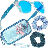 Disney Girls UV Protection Sunglasses, Case and Hair Accessories Set Girls Gifts