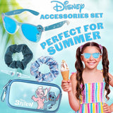 Disney Girls UV Protection Sunglasses, Case and Hair Accessories Set Girls Gifts