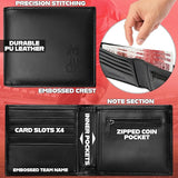 Liverpool F.C. Sports Fan Wallet Accessories Set with Card Slots & Coin Pocket