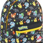 Pokemon Backpack for Kids Teenagers Pikachu Rucksack School Bag with Zipped Pockets - Get Trend