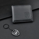 Arsenal F.C. Sports Fan Wallet Accessories Set with Card Slots & Coin Pocket