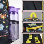 Pokemon Backpack for Kids Teenagers Pikachu Rucksack School Bag with Zipped Pockets - Get Trend