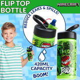 Minecraft Kids Insulated Lunch Bag, Box and Bottle, 3 Piece Set - Gamer Gifts - Get Trend