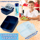 Bluey Kids Lunchbox with Compartments and Water Bottle for Preschool, Nursery - Get Trend